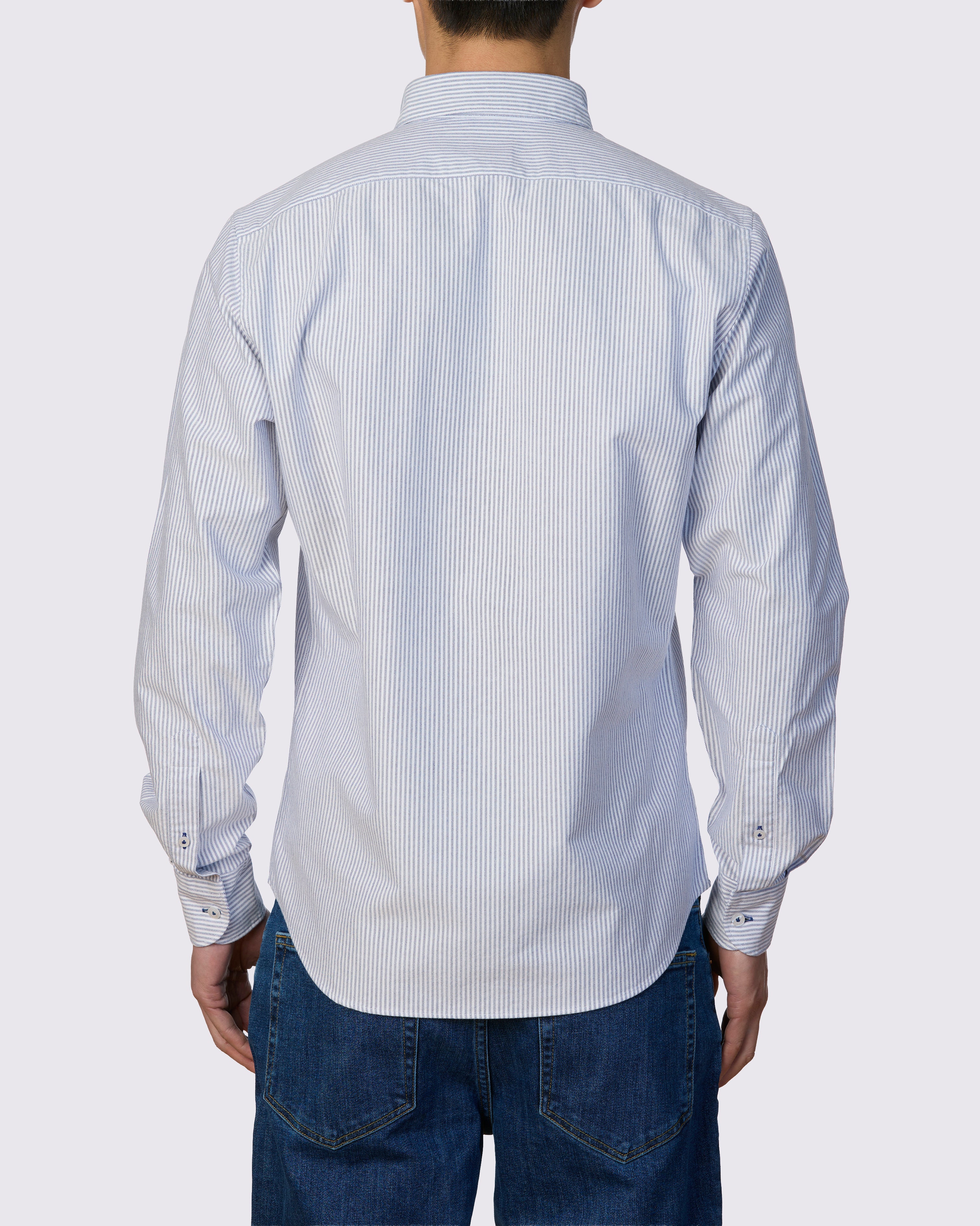 MALLORCA OXFORD STRIPE SLIM FIT SHIRT