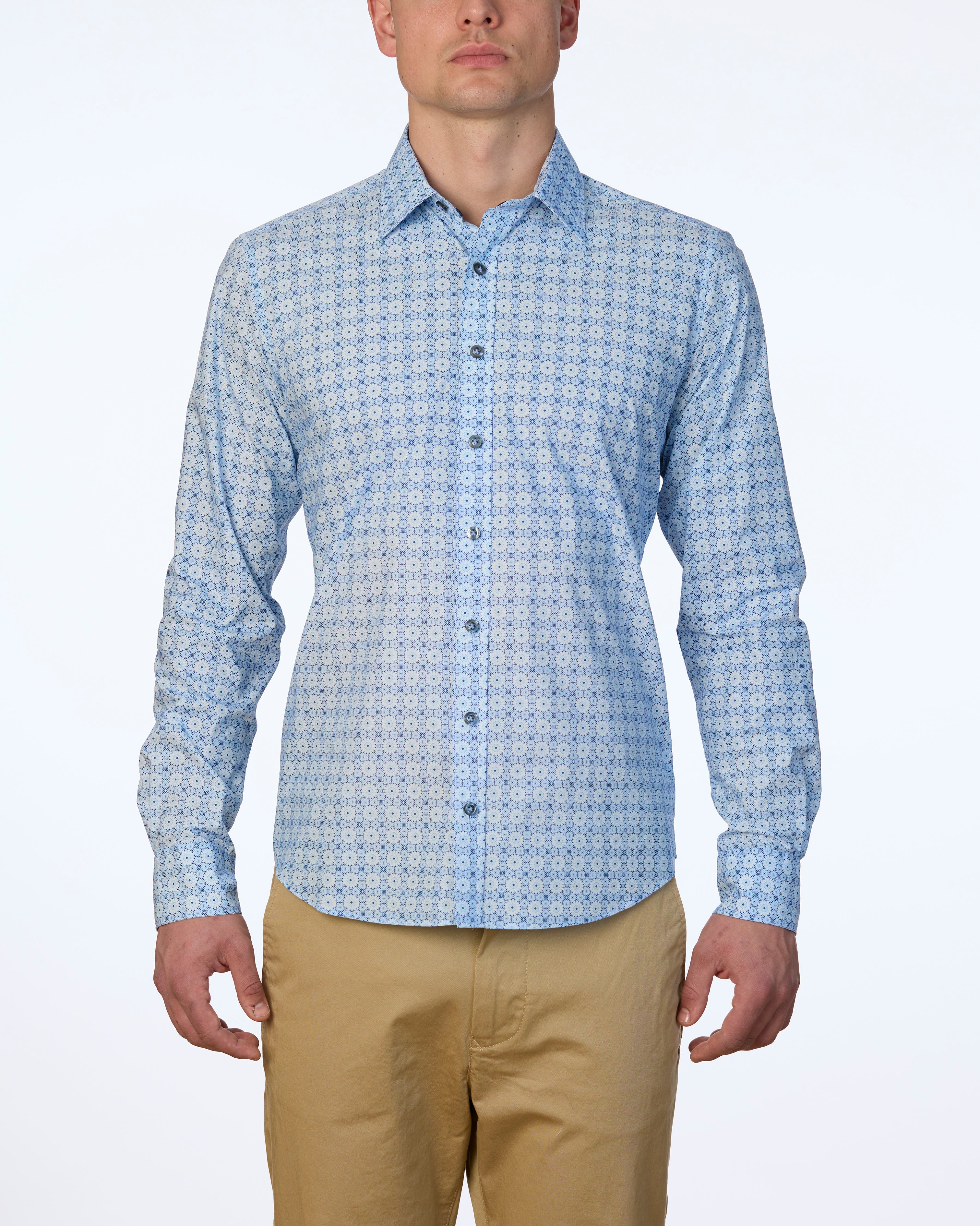 MANDALA DIGITAL PRINT SLIM FIT SHIRT