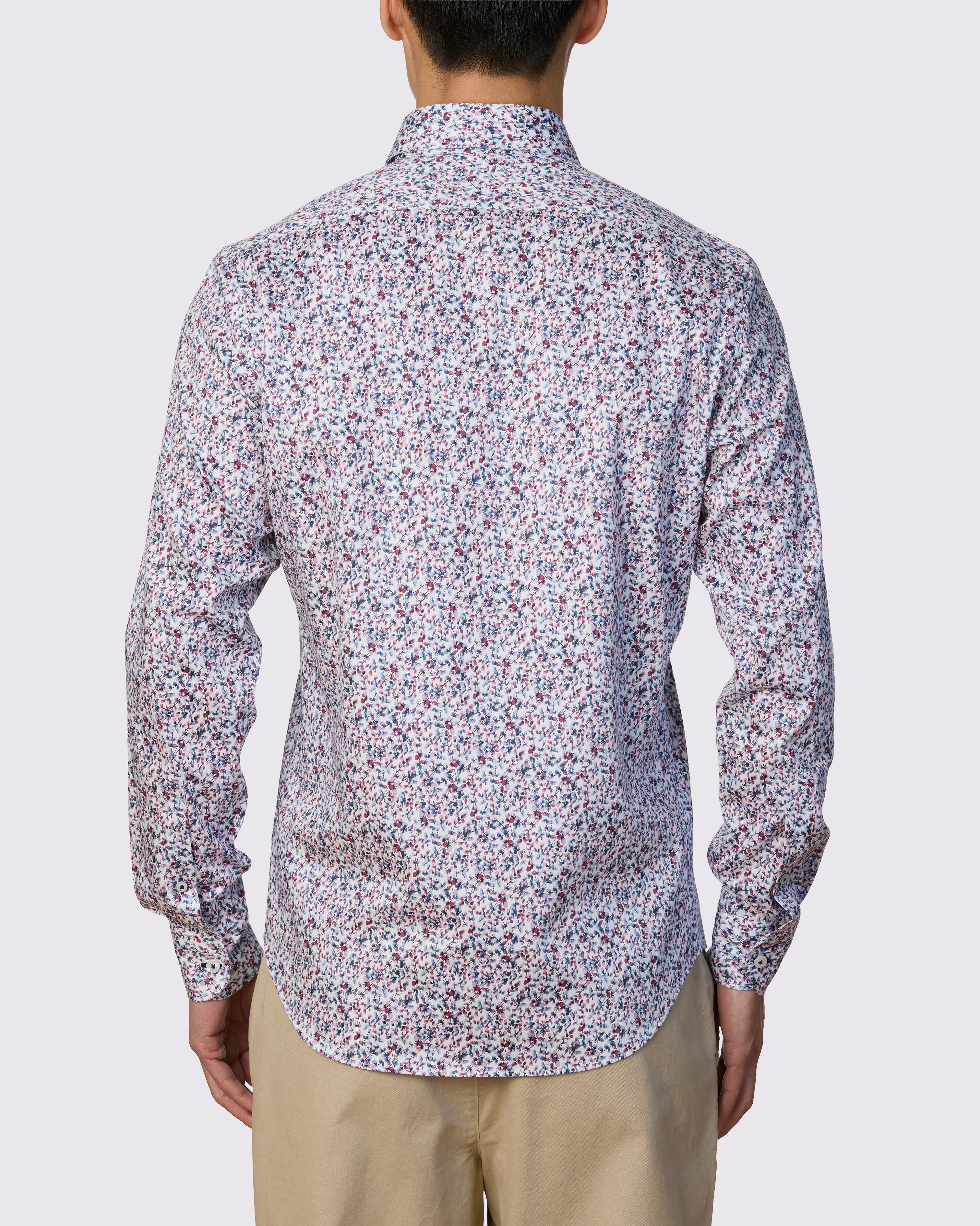 FAGIOLINI PRINT SLIM FIT SHIRT