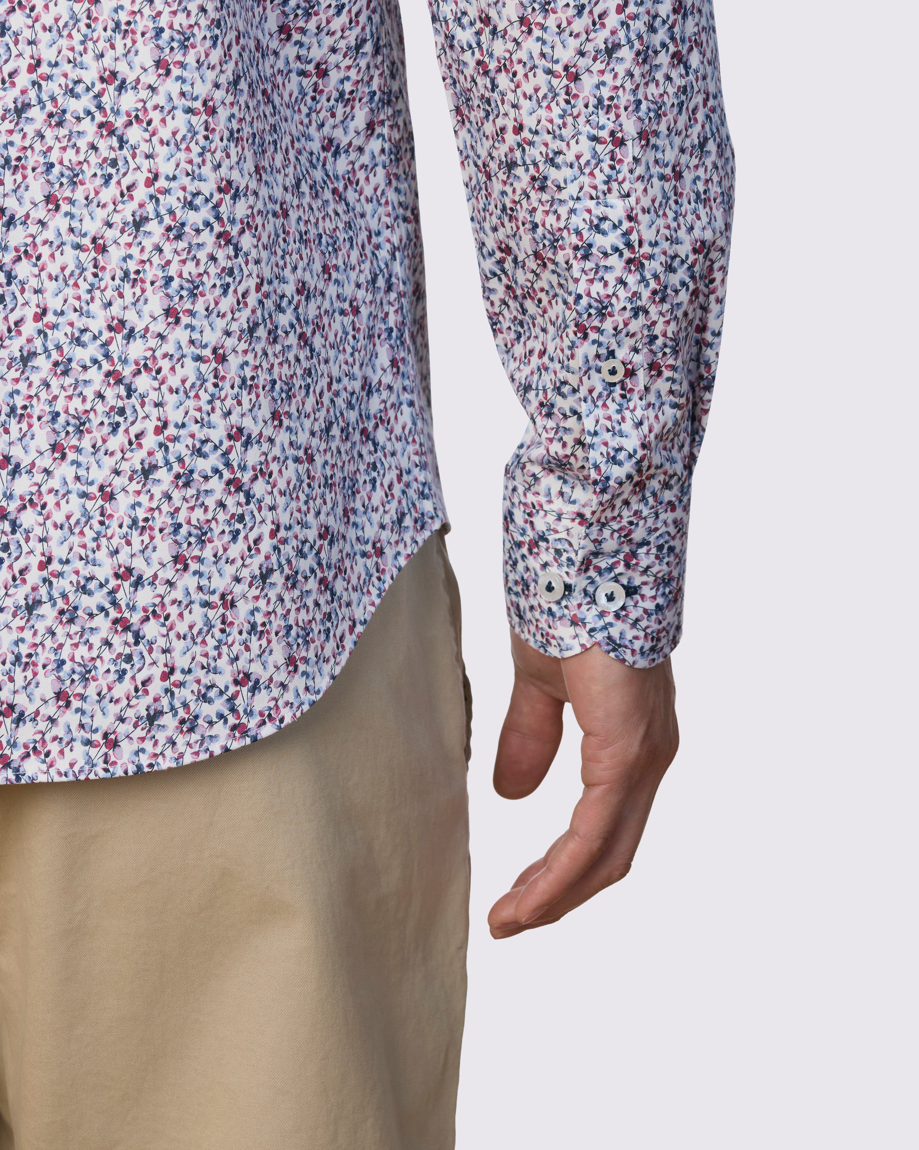 FAGIOLINI PRINT SLIM FIT SHIRT
