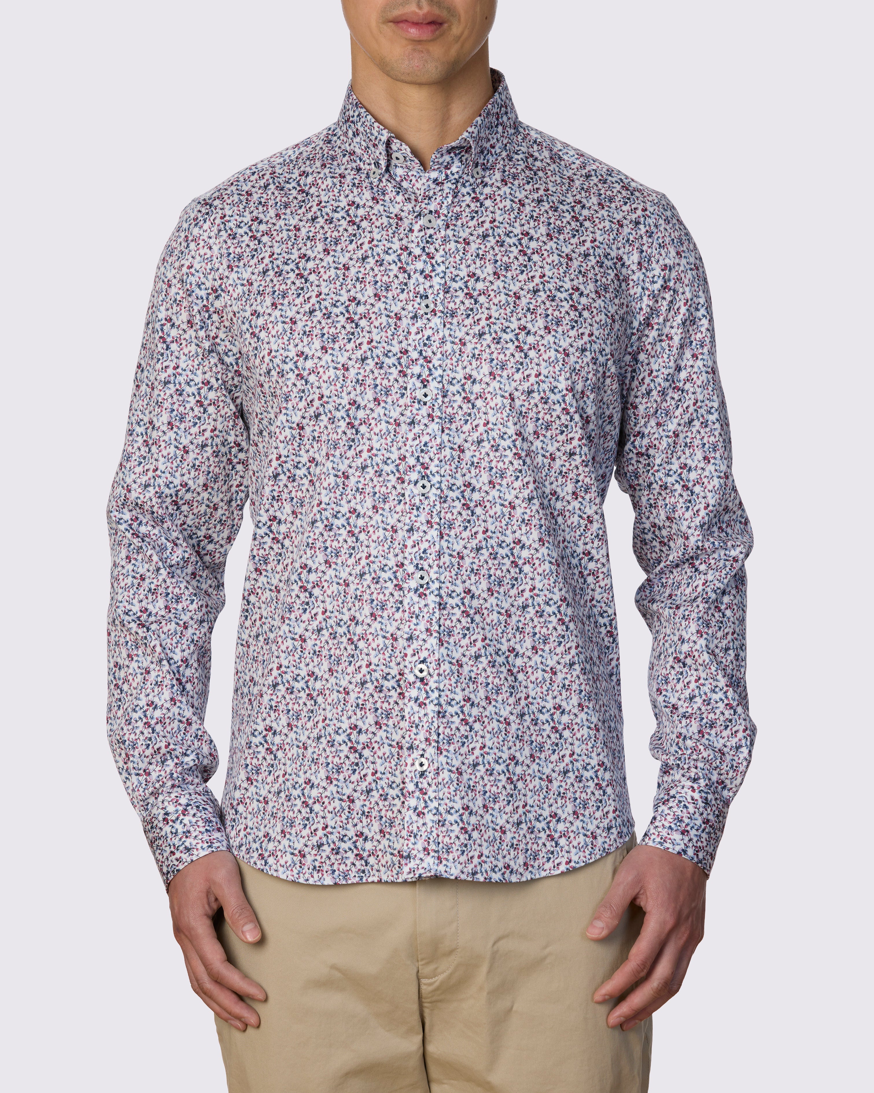 FAGIOLINI PRINT SLIM FIT SHIRT