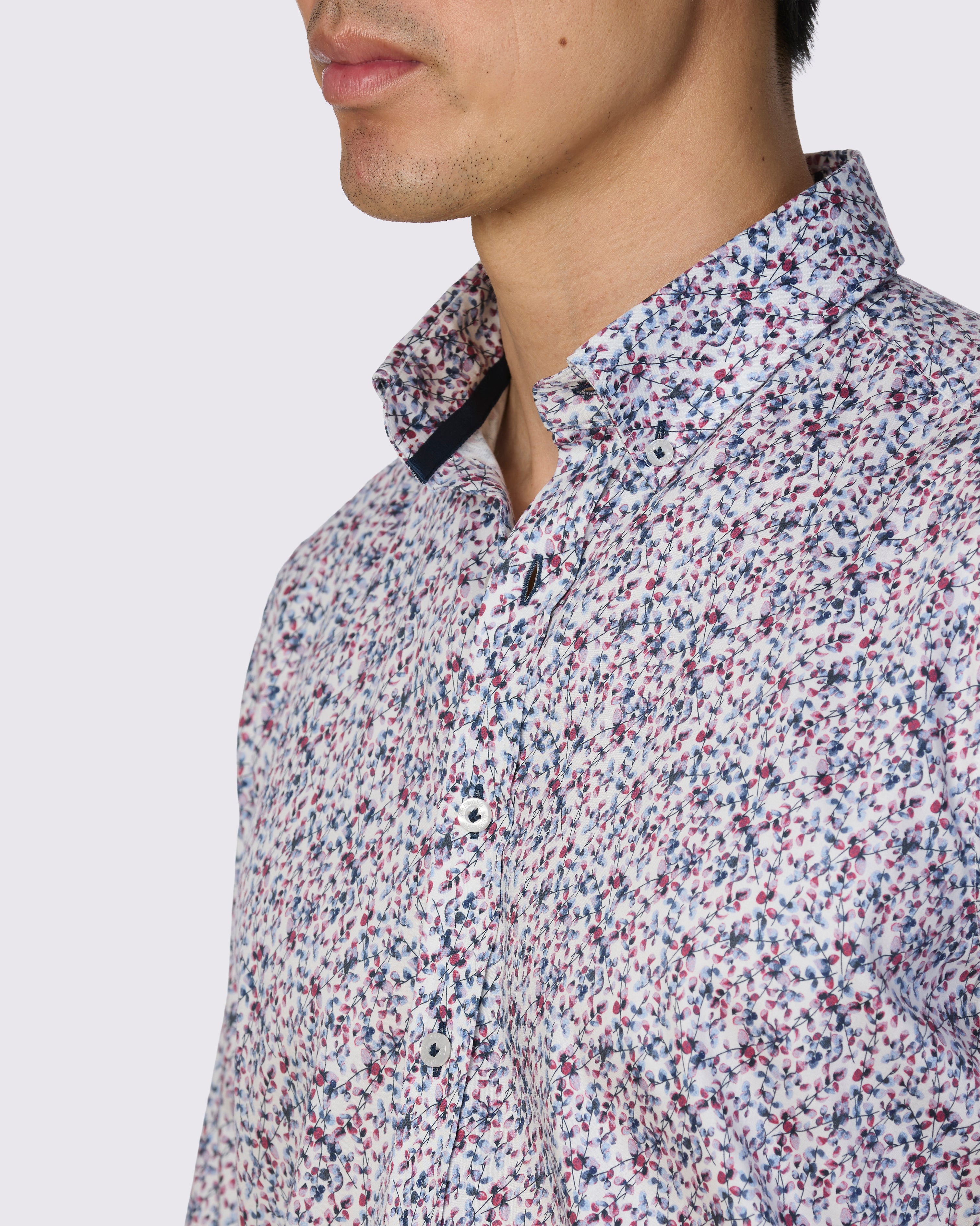 FAGIOLINI PRINT SLIM FIT SHIRT