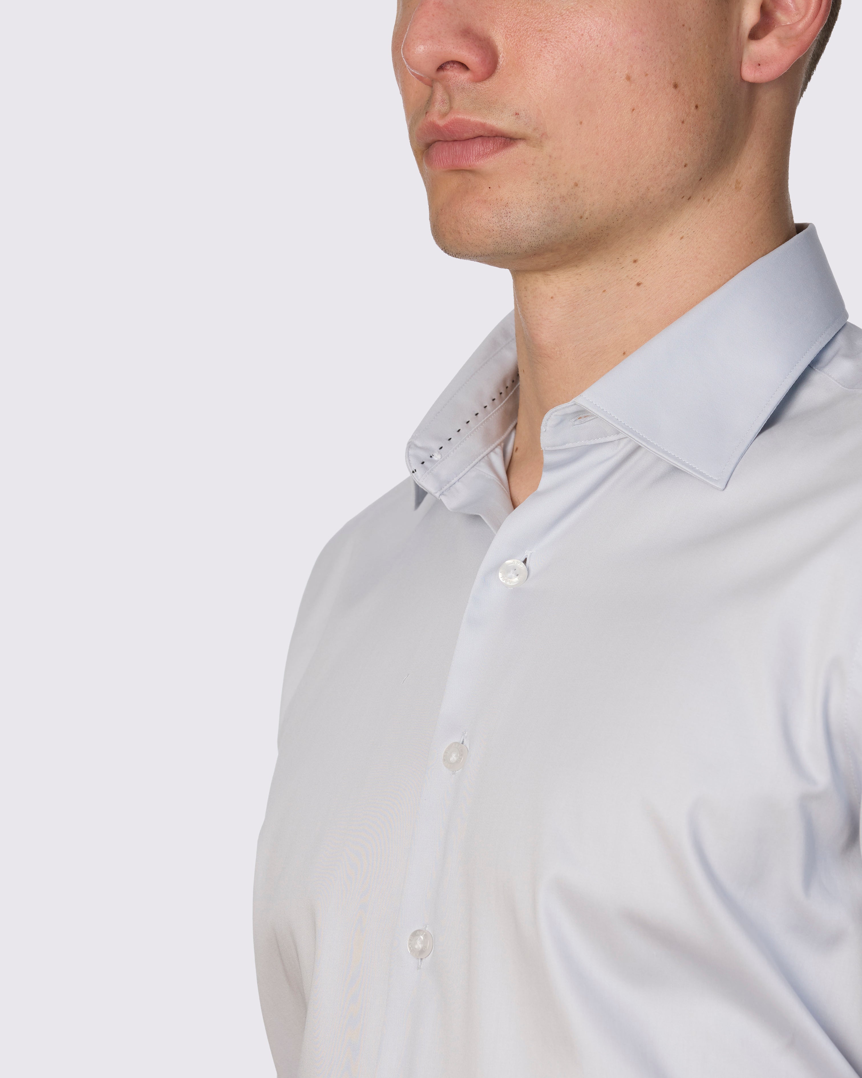 EIVISSA SATEEN SLIM FIT SHIRT