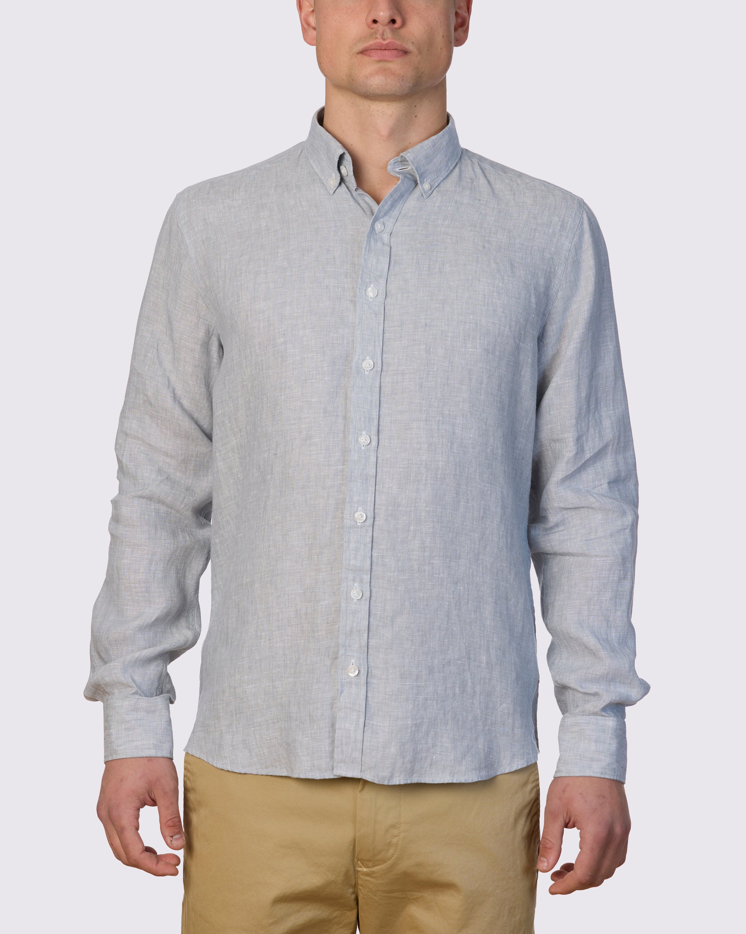 PIATTO II PURE LINEN SLIM FIT SHIRT
