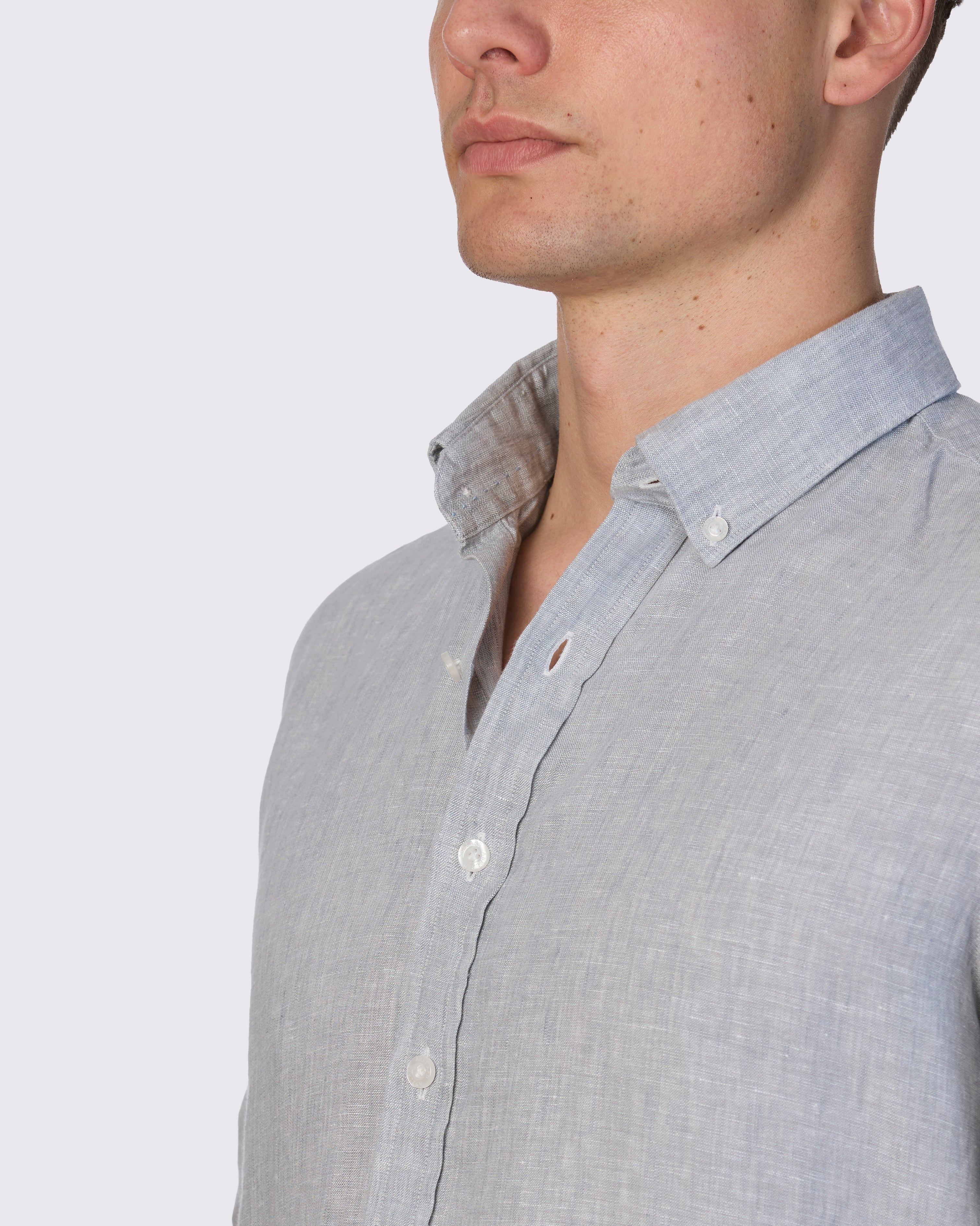 PIATTO II PURE LINEN SLIM FIT SHIRT