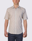 DATE PALM STRETCH PRINT CLASSIC FIT SHIRT