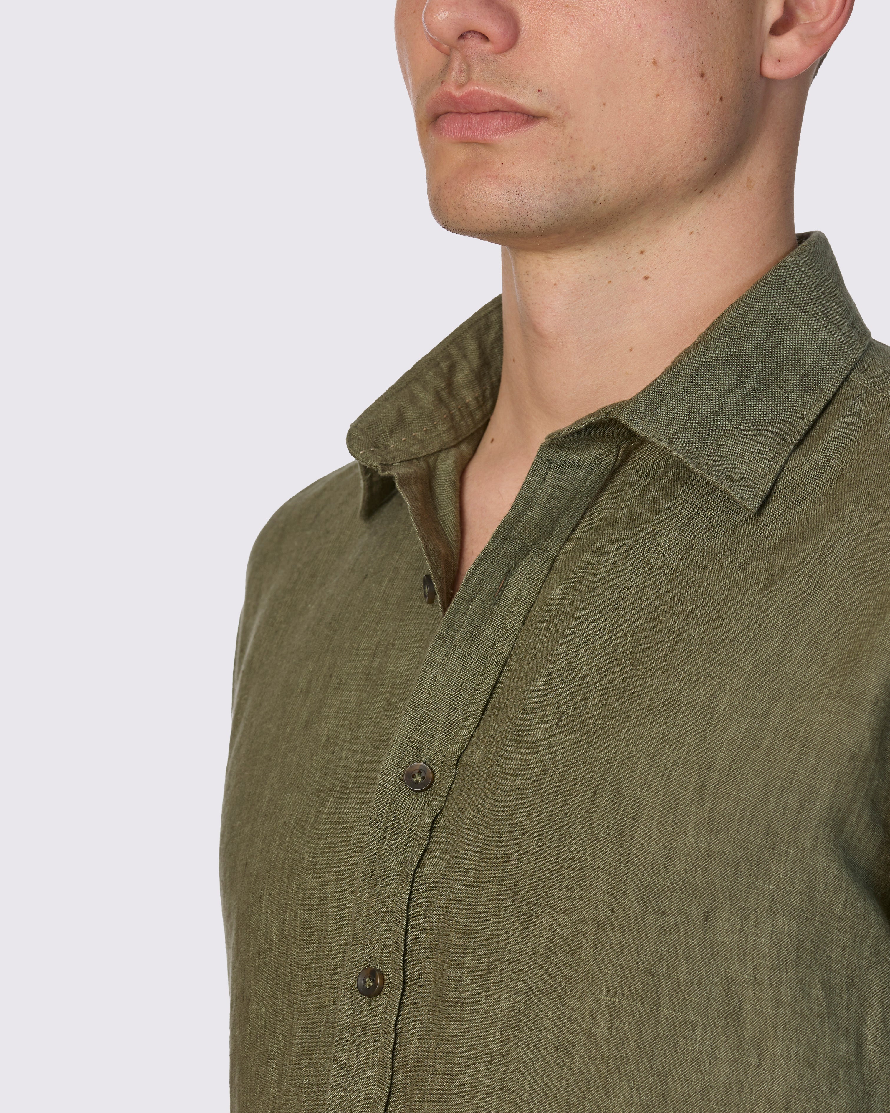 FIRST CLASS LINEN CLASSIC FIT SHIRT