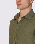 FIRST CLASS LINEN CLASSIC FIT SHIRT