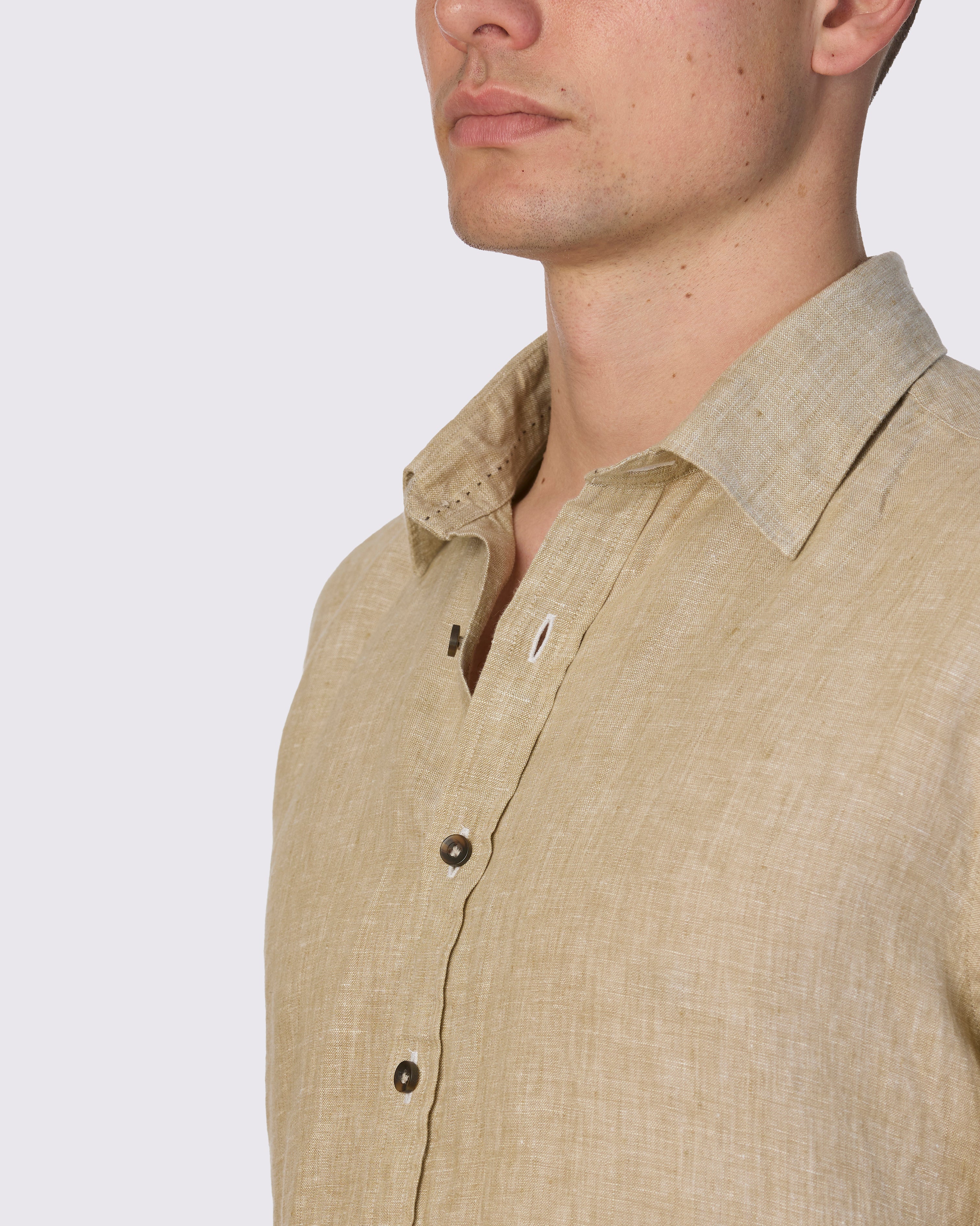 FIRST CLASS LINEN CLASSIC FIT SHIRT