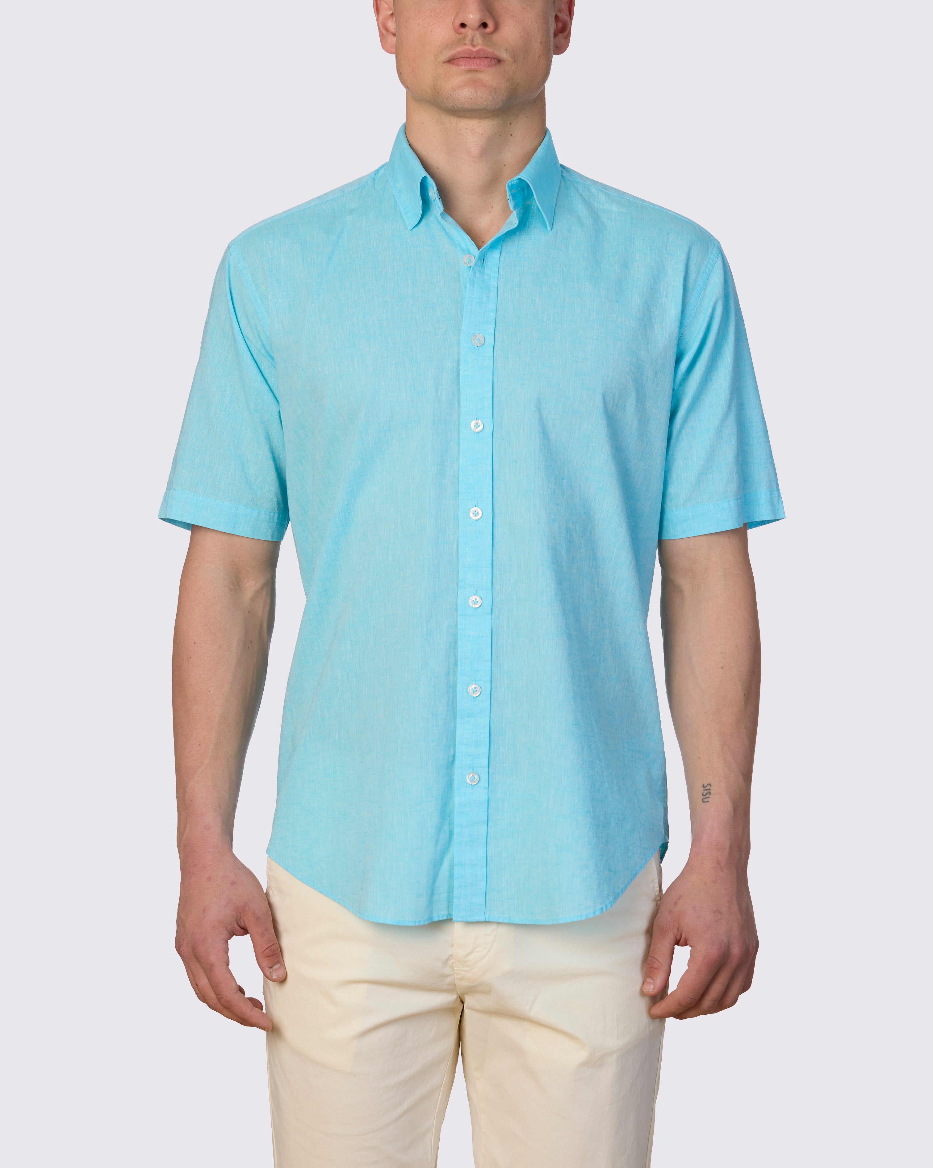 RESORT LINEN BLEND CLASSIC FIT SHIRT