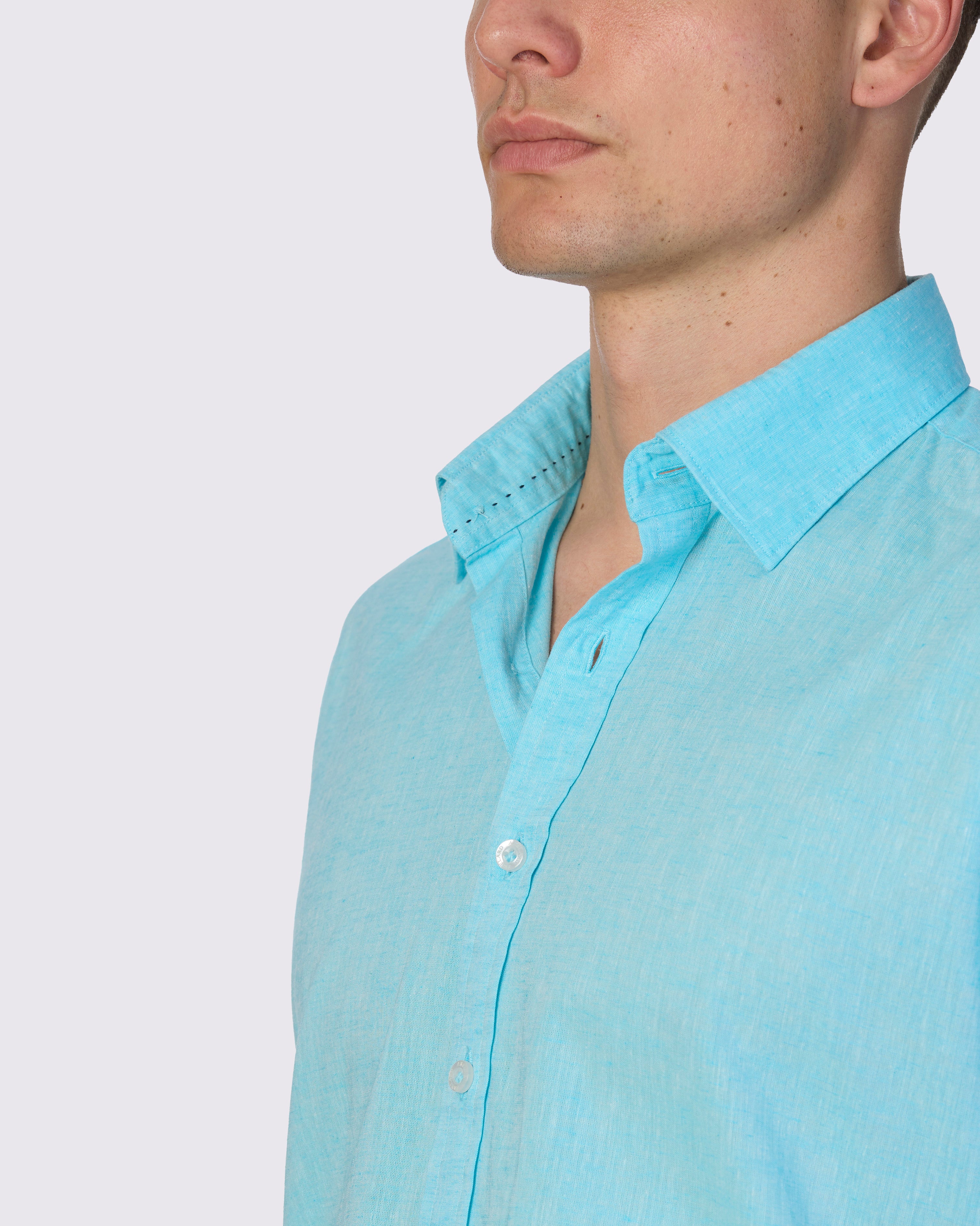 RESORT LINEN BLEND CLASSIC FIT SHIRT
