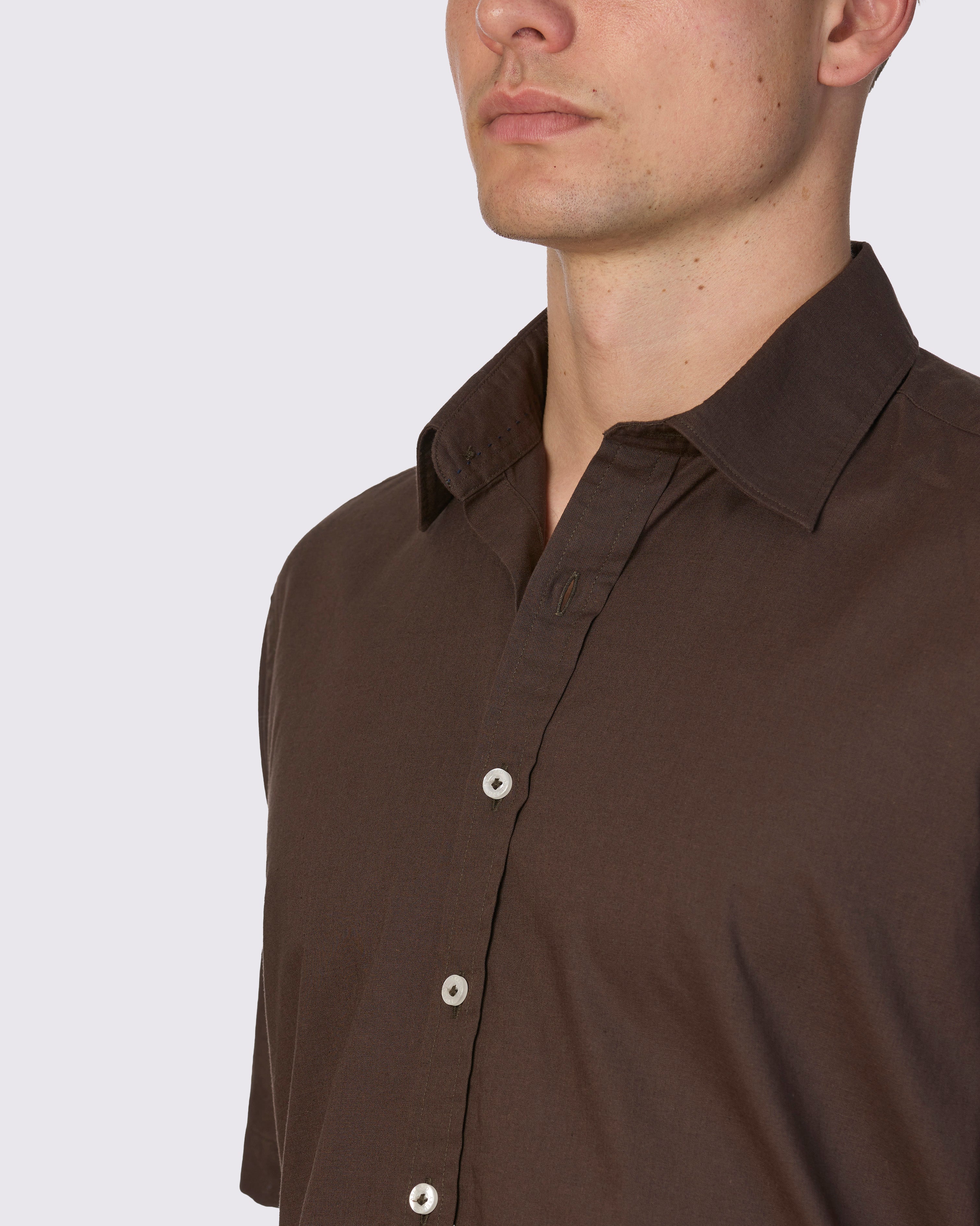 RESORT LINEN BLEND CLASSIC FIT SHIRT