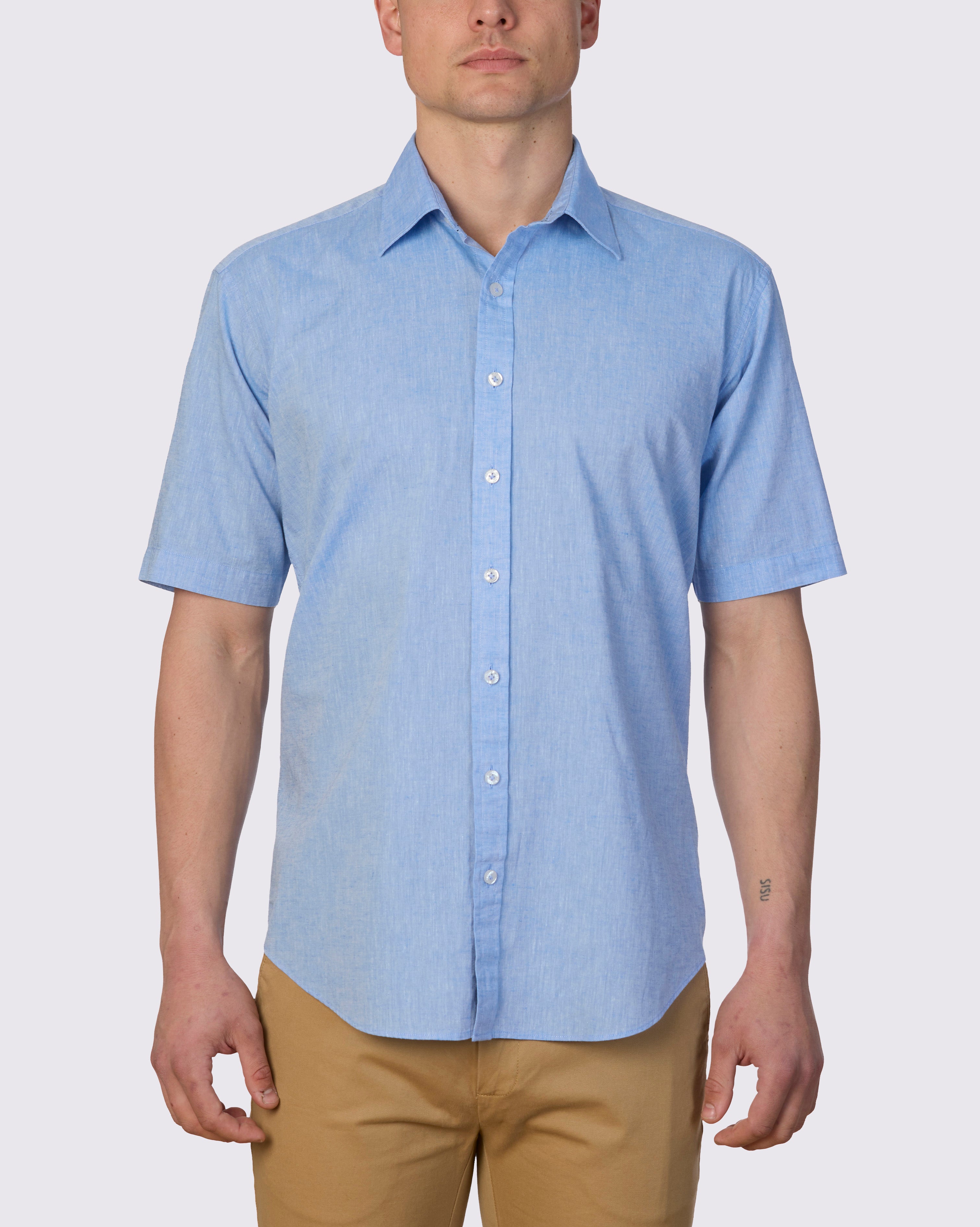 RESORT LINEN BLEND CLASSIC FIT SHIRT