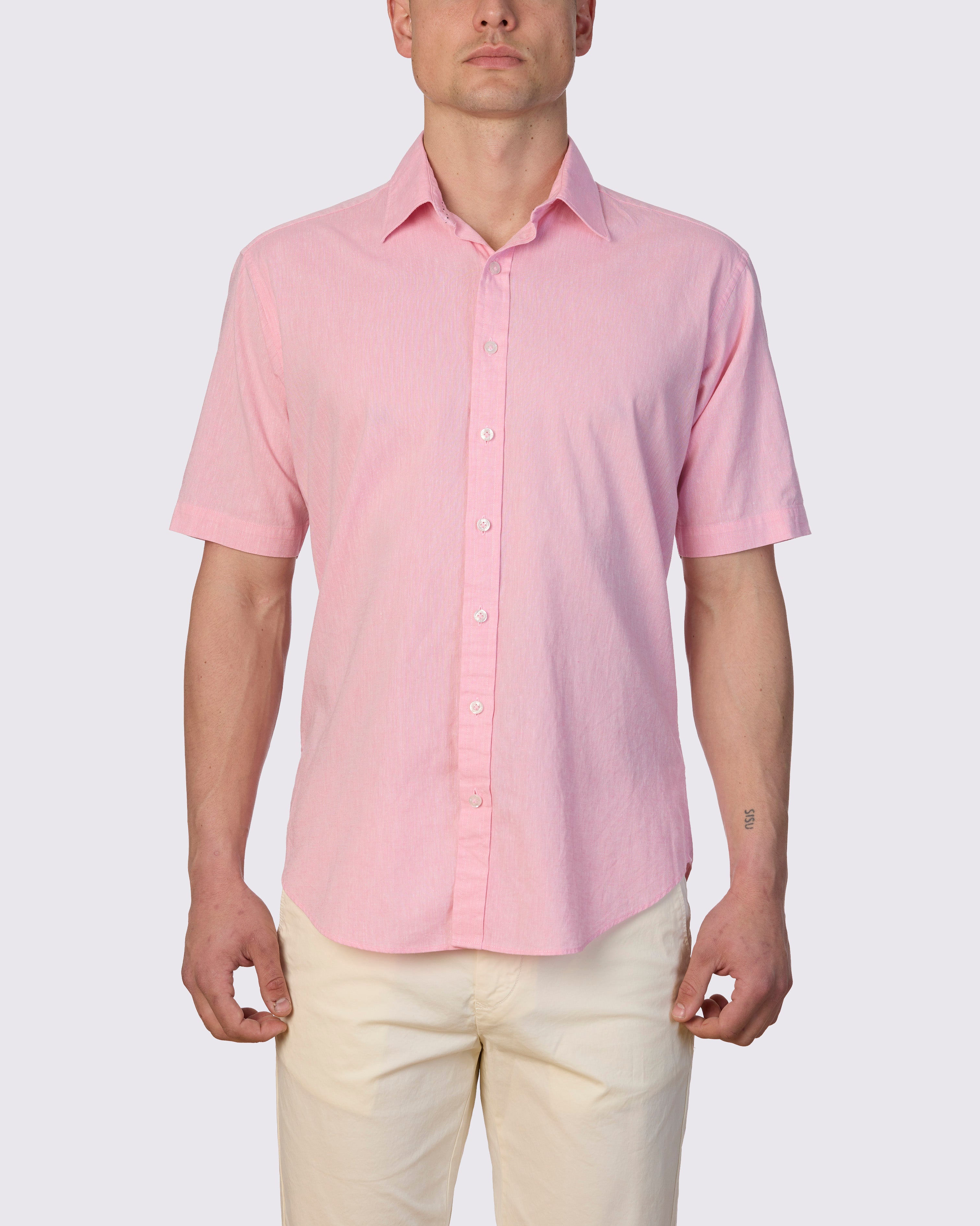 RESORT LINEN BLEND CLASSIC FIT SHIRT