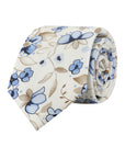Watercolour Floral Print Tie