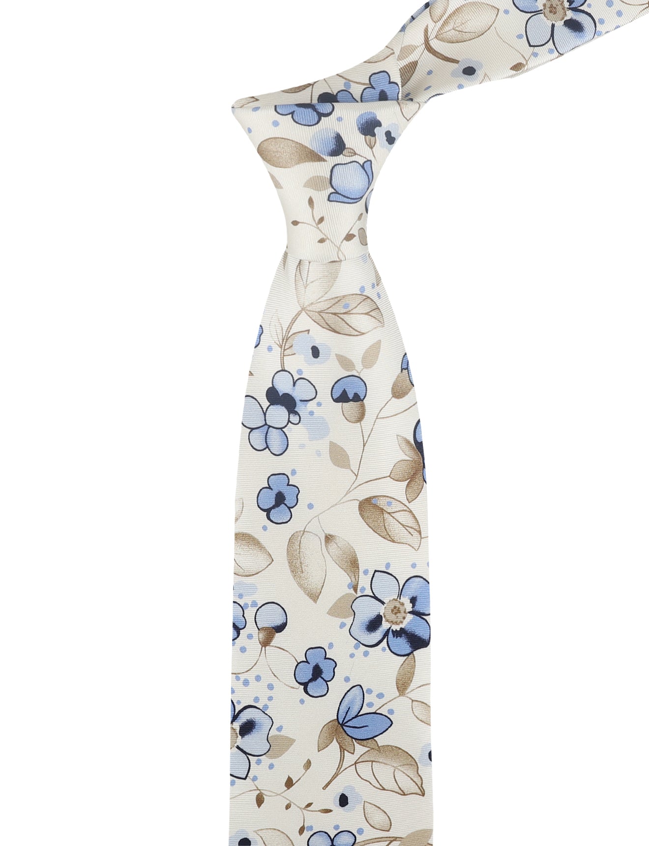 Watercolour Floral Print Tie