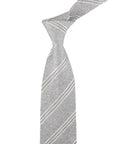 Melange Yarn Stripe Tie