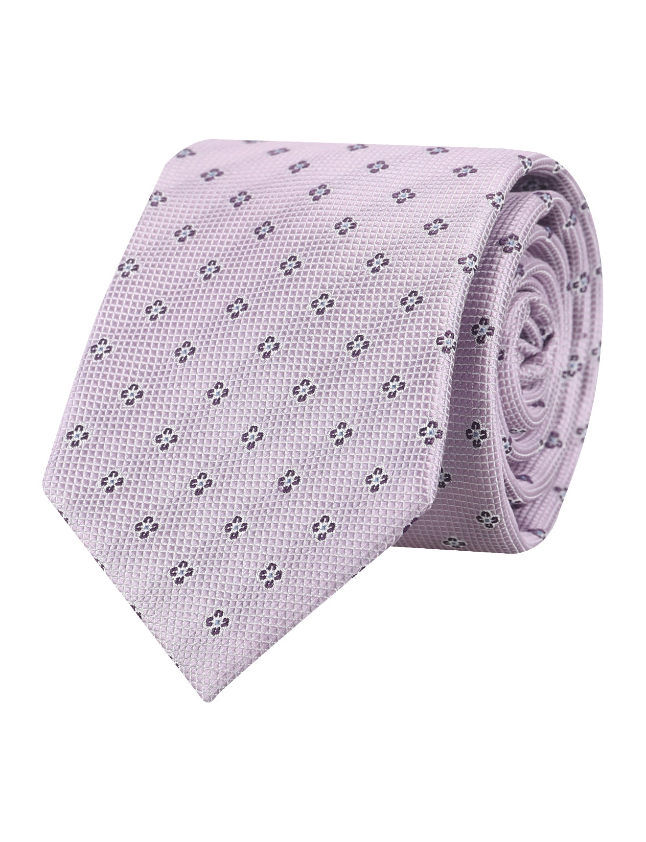 Micro Flower Jacquard Tie