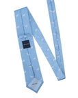 EQUINE JACQUARD TIE - CORNFLOWER