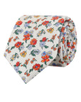GERBERA DIGITAL TIE - CREAM MULTI