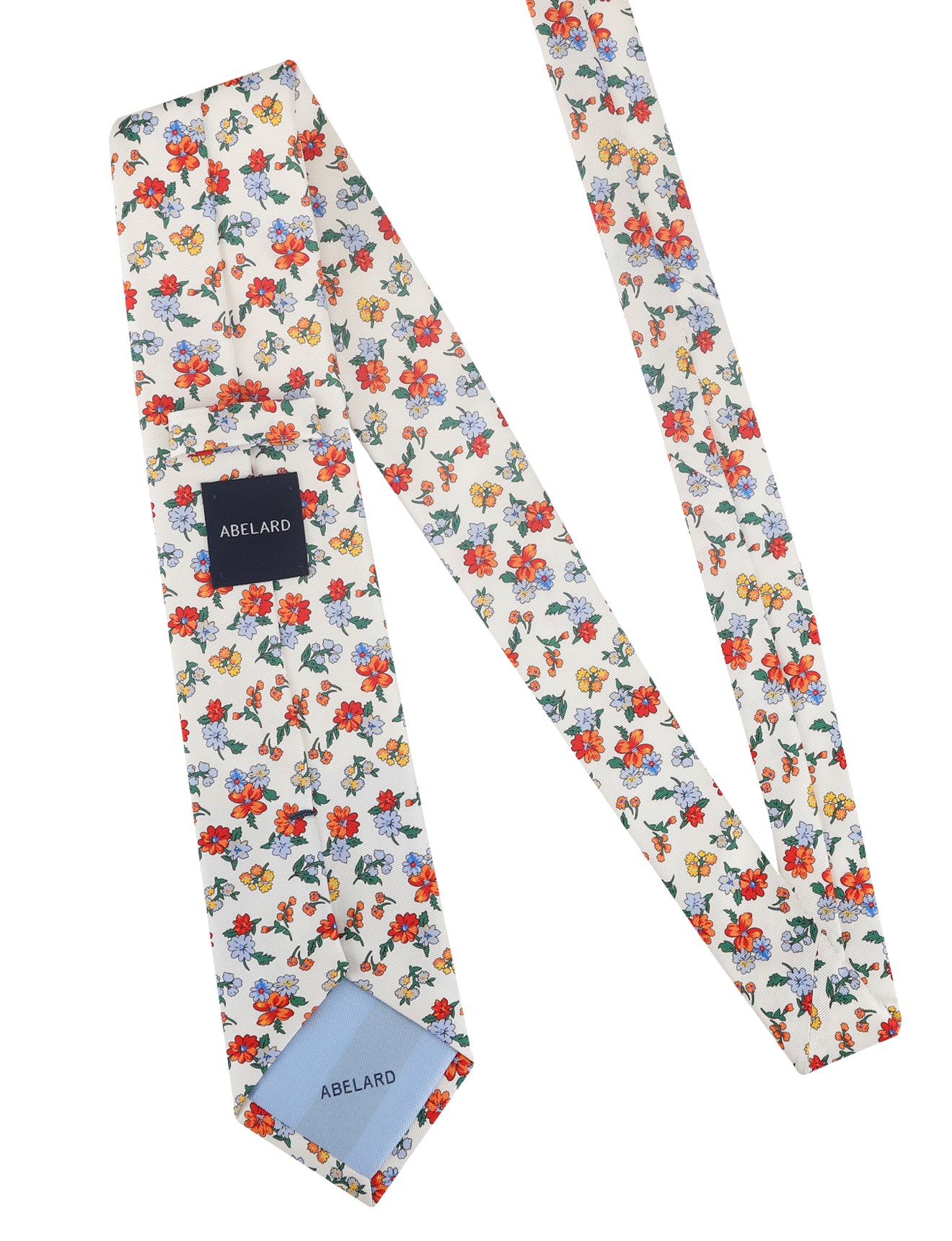 GERBERA DIGITAL TIE - CREAM MULTI