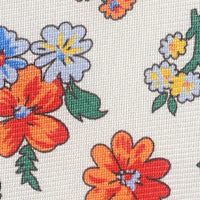 GERBERA DIGITAL TIE - CREAM MULTI