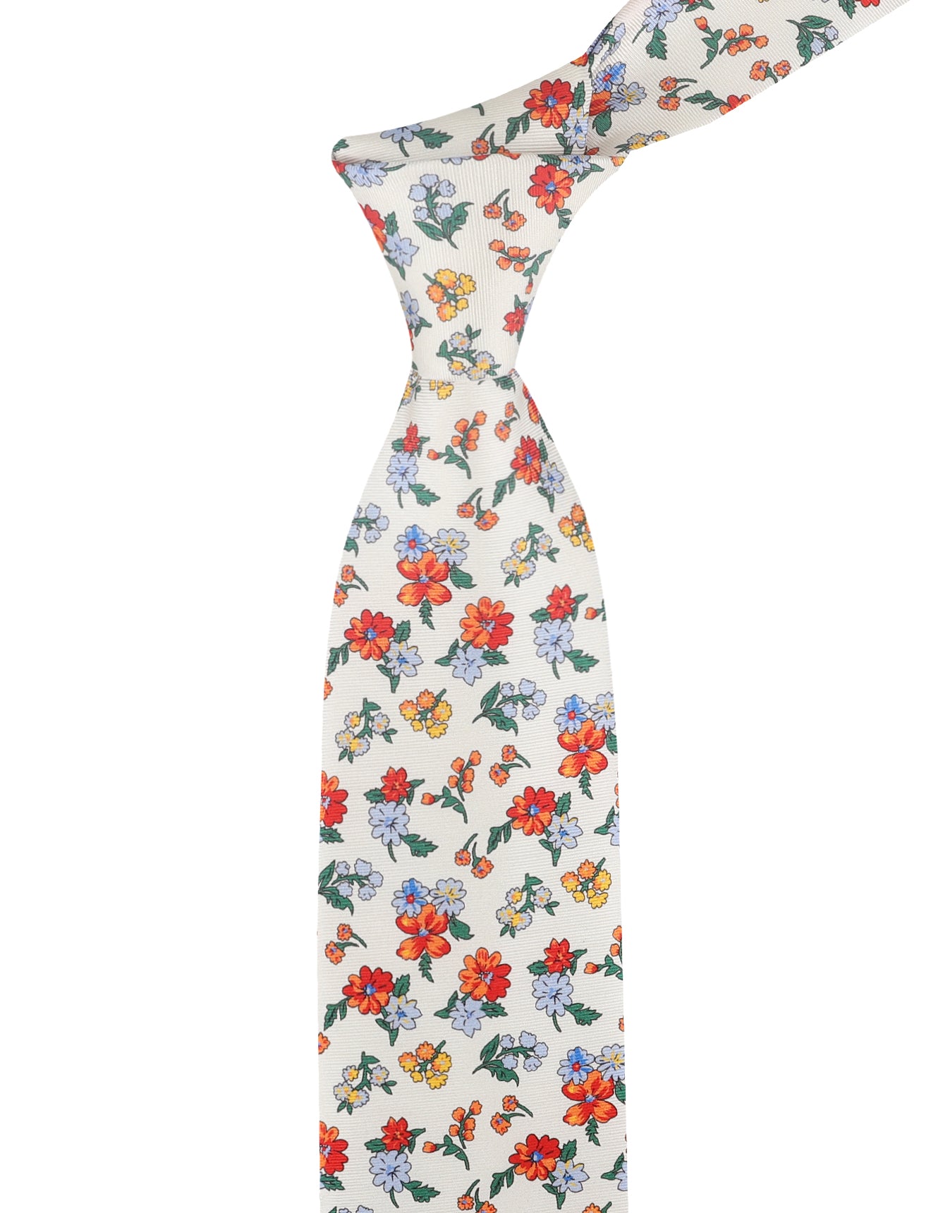 GERBERA DIGITAL TIE - CREAM MULTI