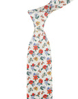 GERBERA DIGITAL TIE - CREAM MULTI
