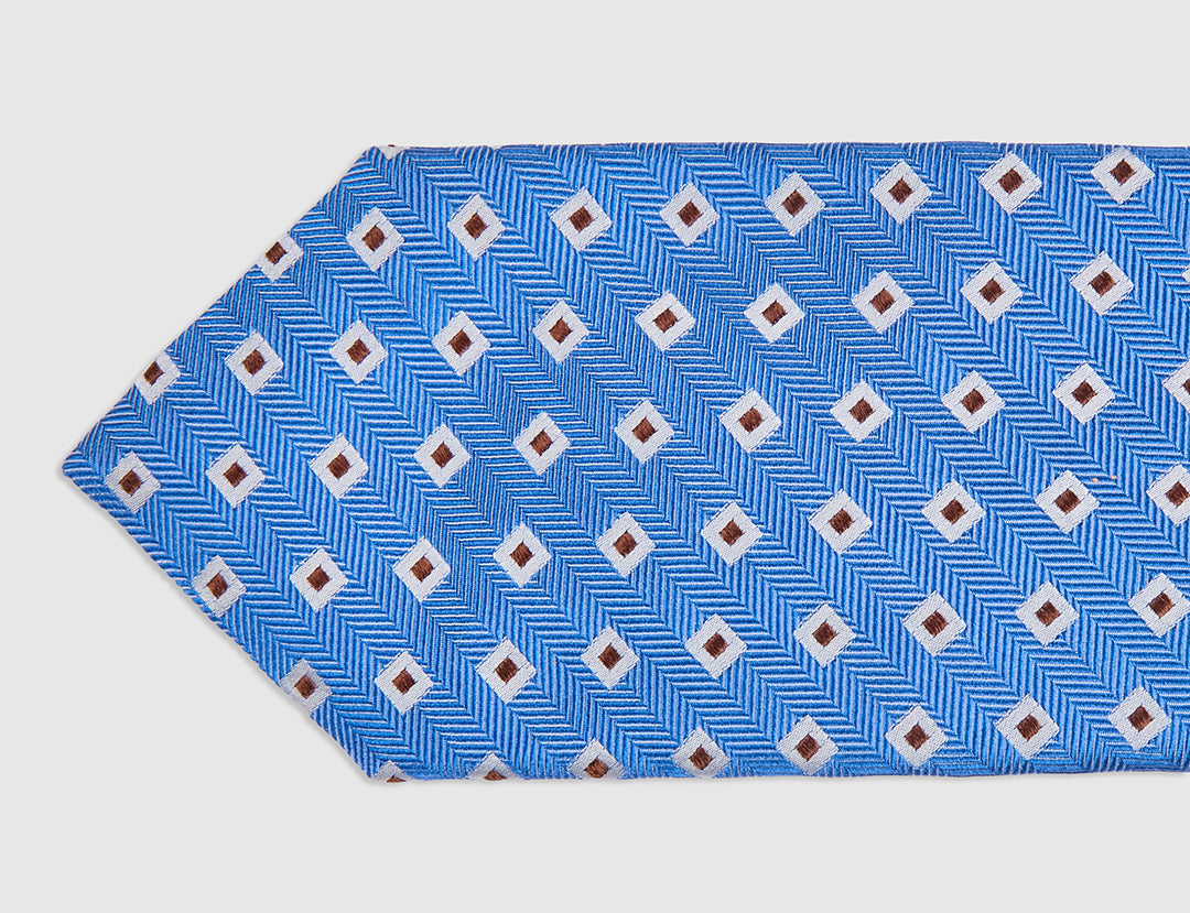 Square Jacquard Tie