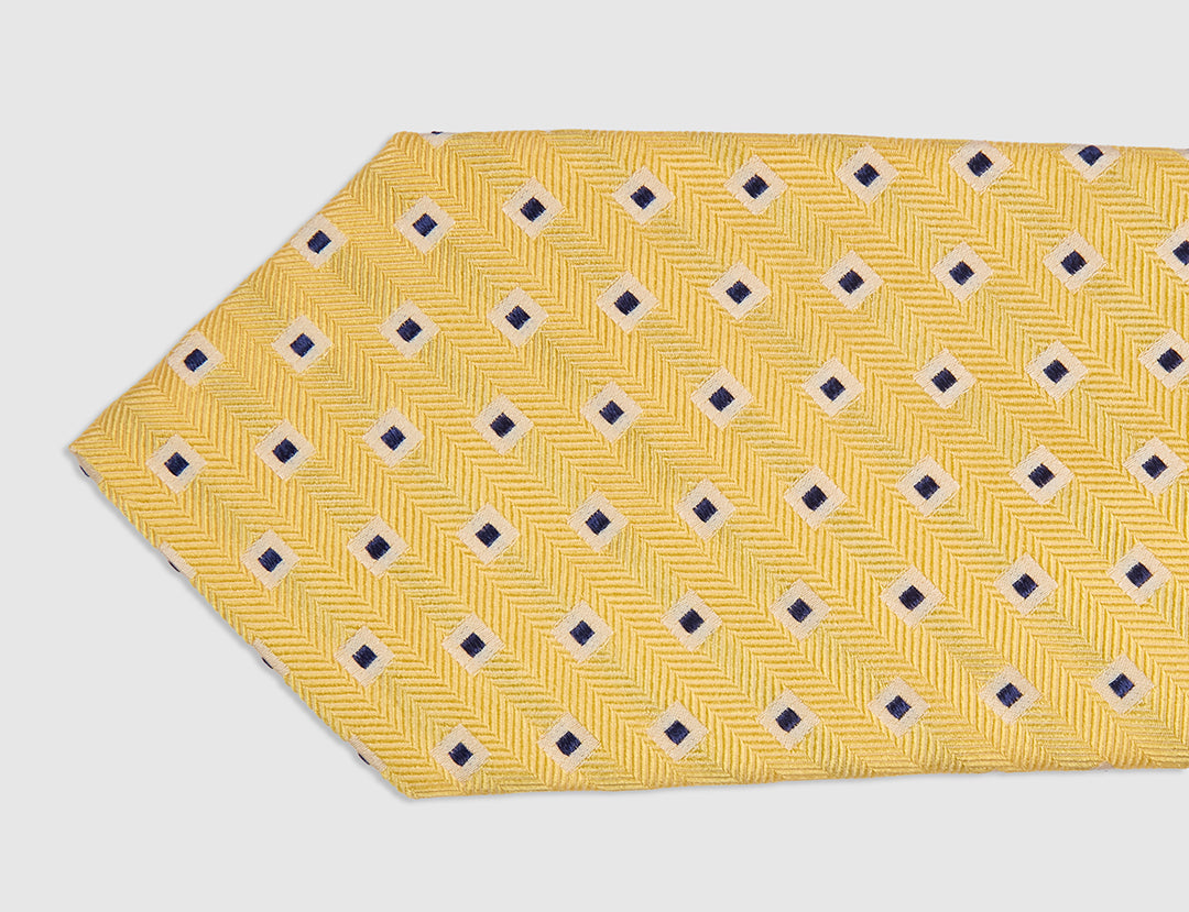 Square Jacquard Tie