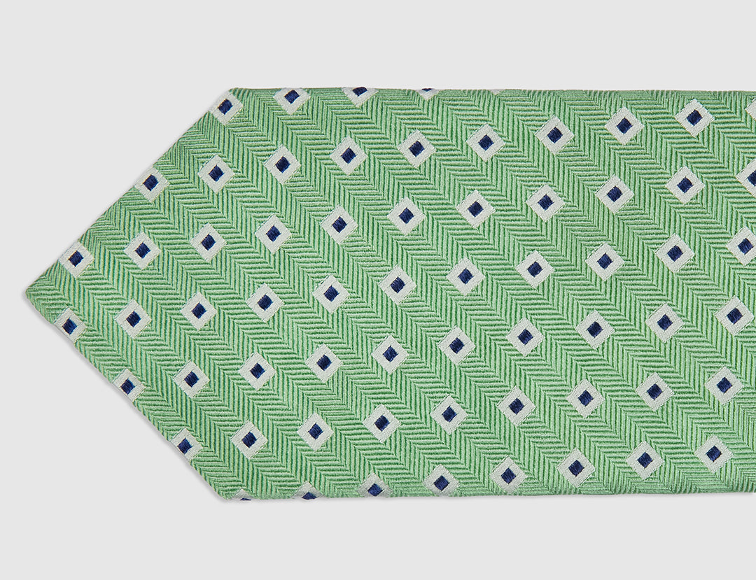 Square Jacquard Tie