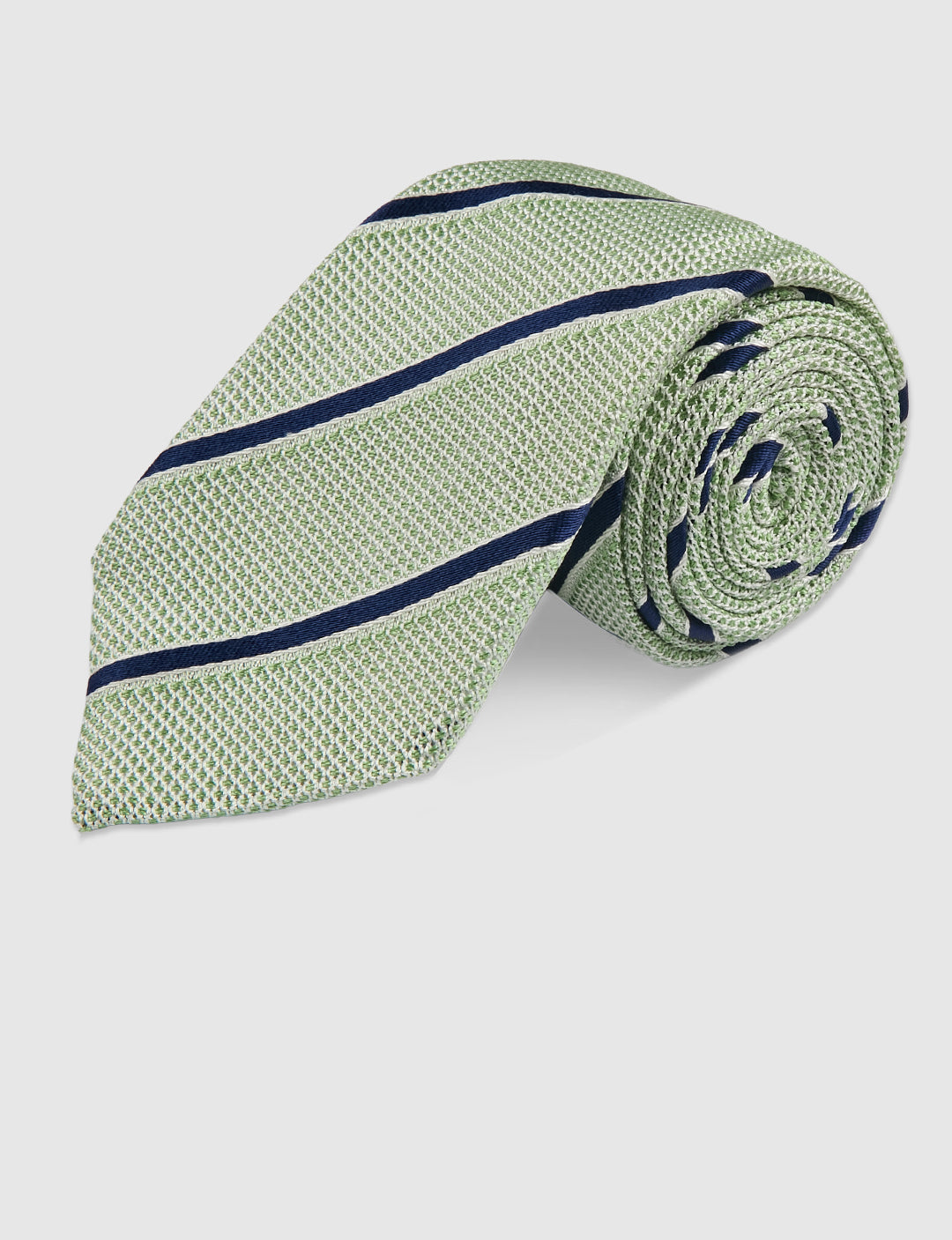 Waffle Jacquard Stripe Tie