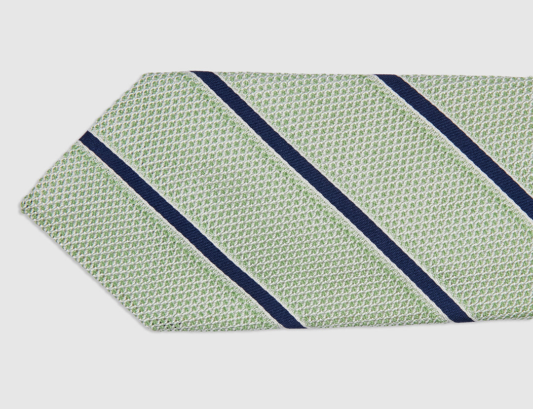 Waffle Jacquard Stripe Tie