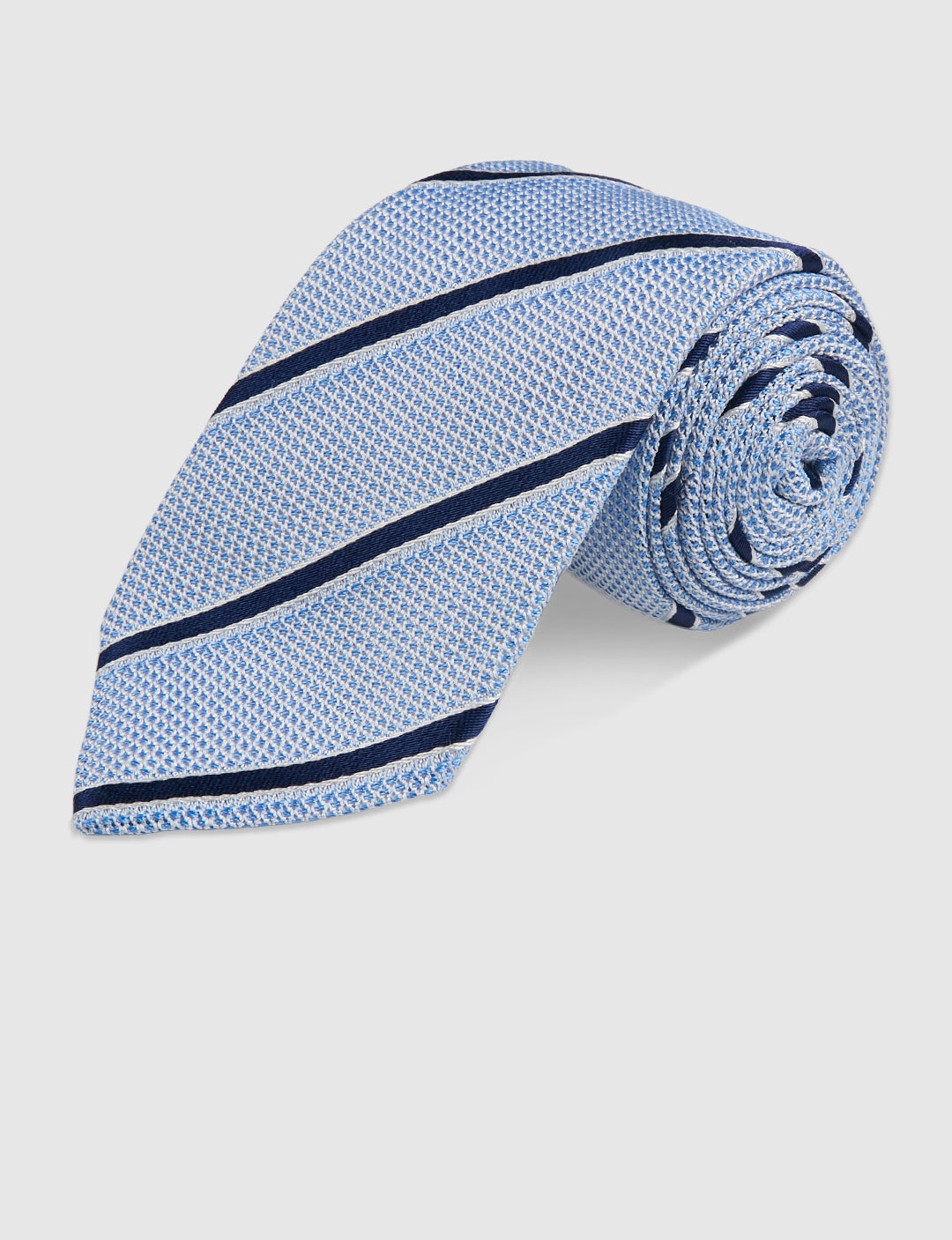 Waffle Jacquard Stripe Tie
