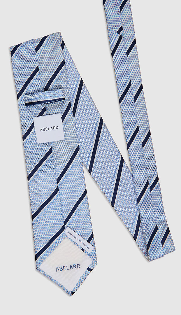 Waffle Jacquard Stripe Tie