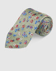 Fresh Flower Print Tie