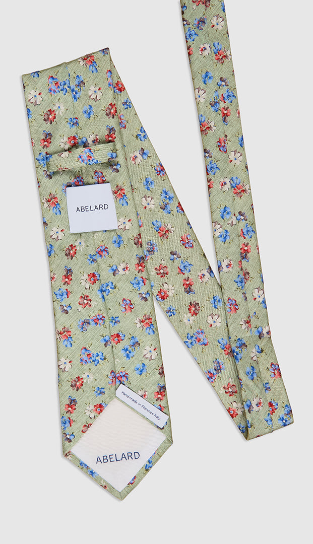 Fresh Flower Print Tie
