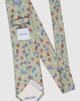 Fresh Flower Print Tie