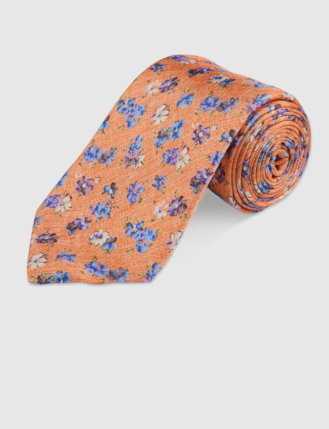 Fresh Flower Print Tie