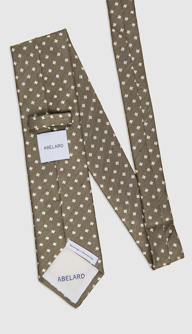 CRISS-CROSS LINEN SILK JAQUARD - PISTACHIO