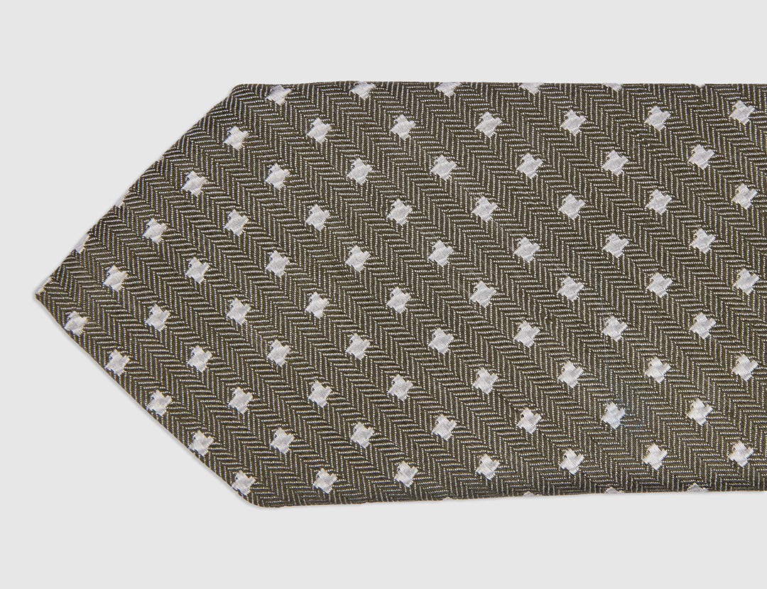 CRISS-CROSS LINEN SILK JAQUARD - PISTACHIO