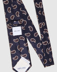 JAIPUR JACQUARD TWILL TIE - NAVY