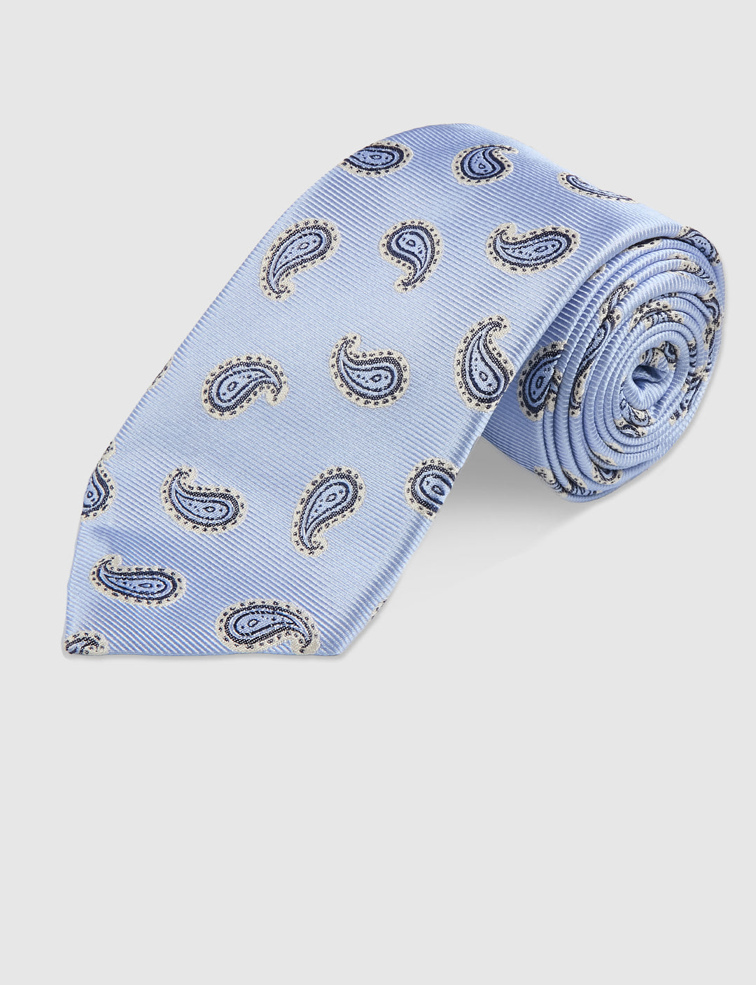 JAIPUR JACQUARD TWILL TIE - SKY