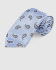 JAIPUR JACQUARD TWILL TIE - SKY