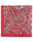 Paisley Pocket Square With Border