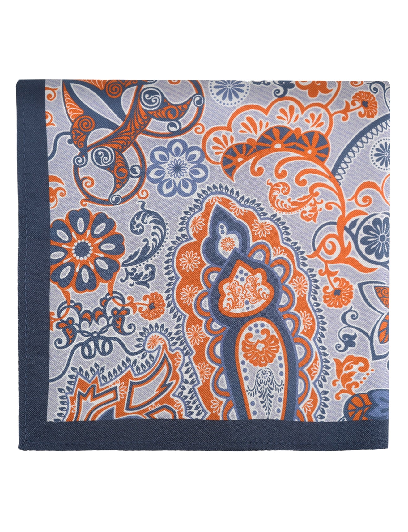 Eccentric Paisley Pocket Square