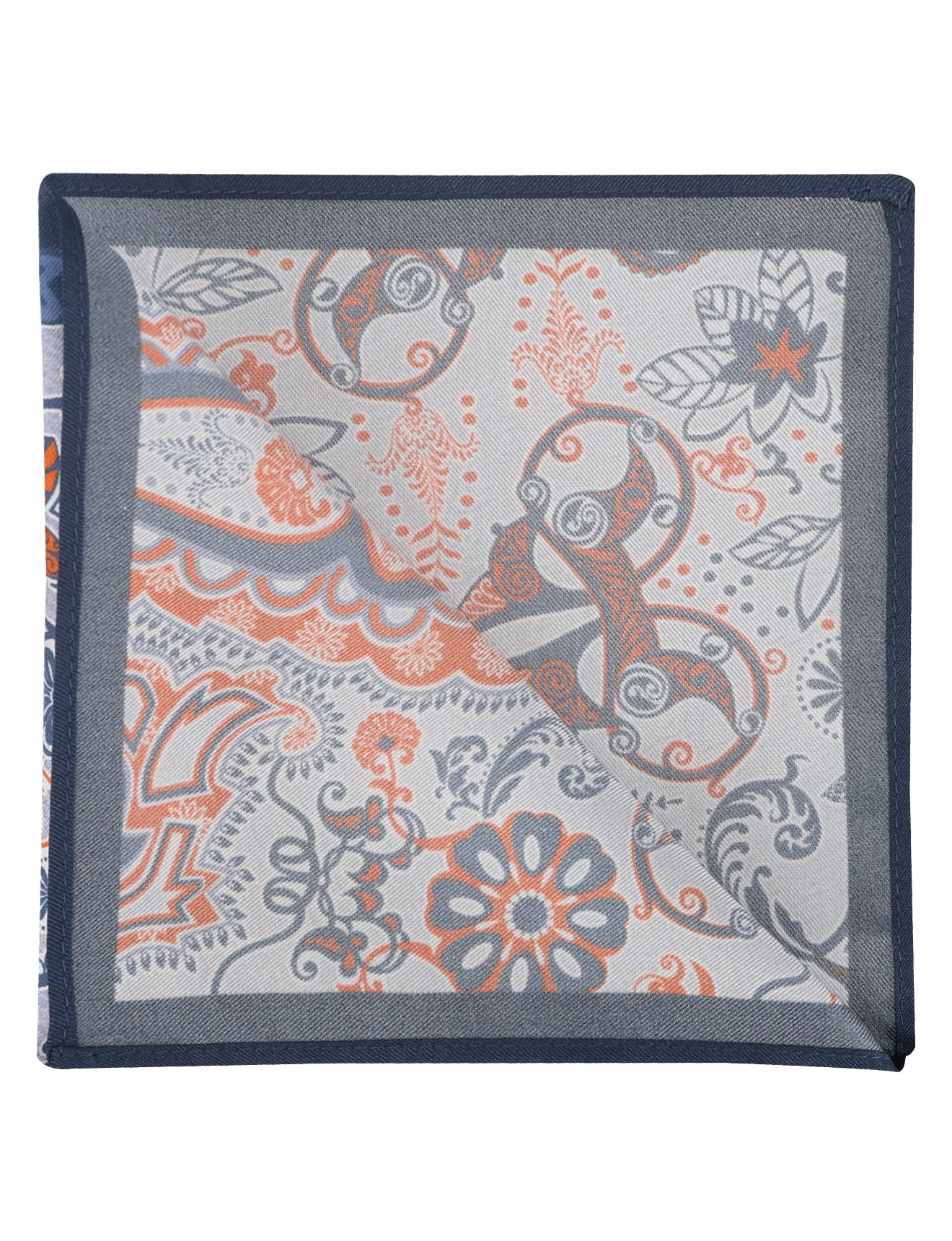 Eccentric Paisley Pocket Square
