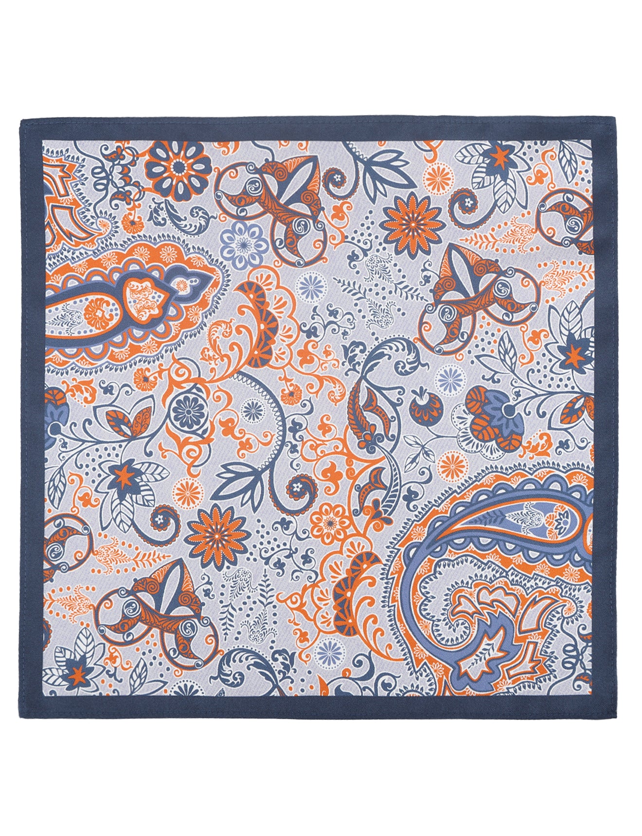 Eccentric Paisley Pocket Square