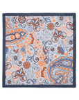 Eccentric Paisley Pocket Square