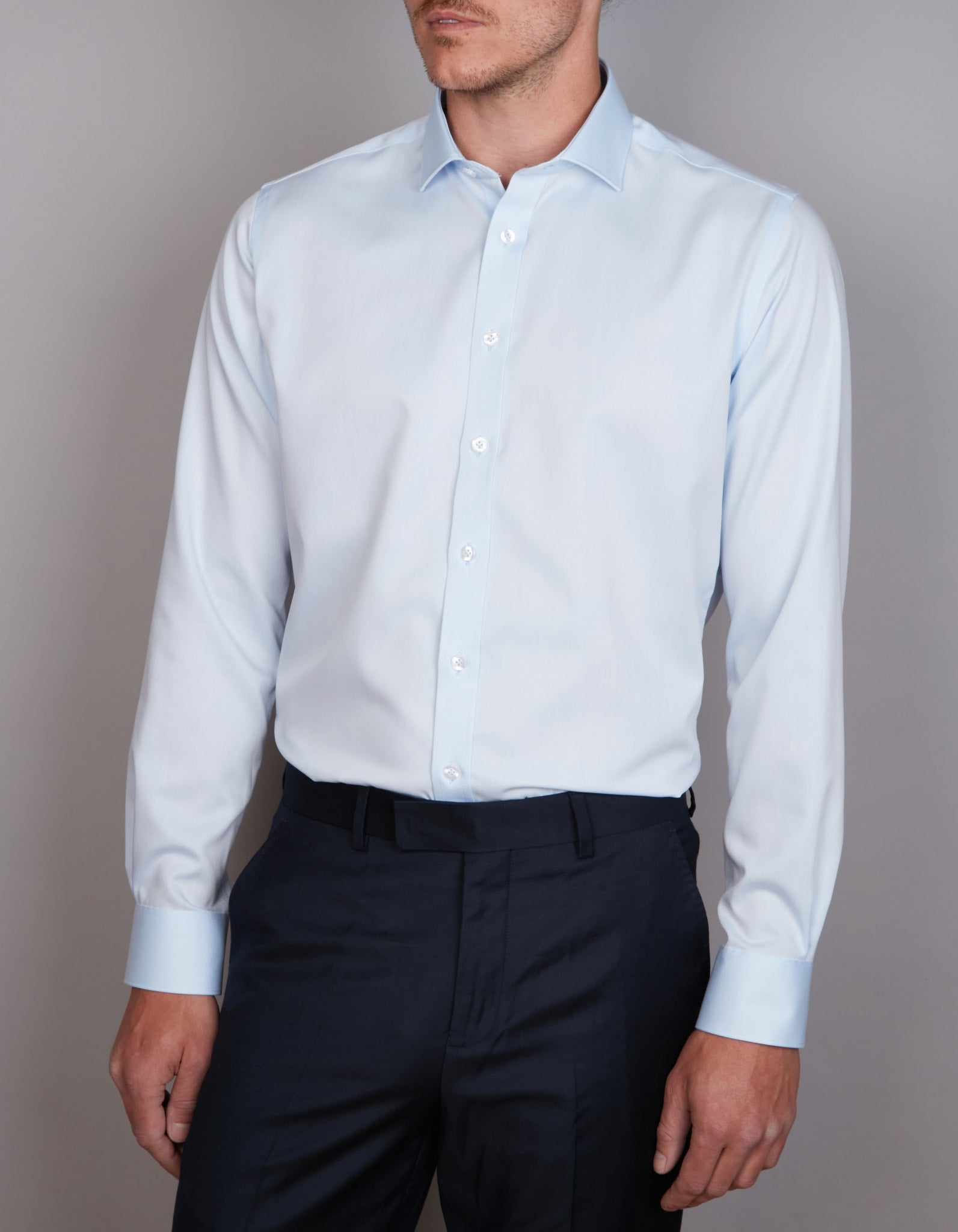 NON IRON COTTON SHIRT SLIM FIT